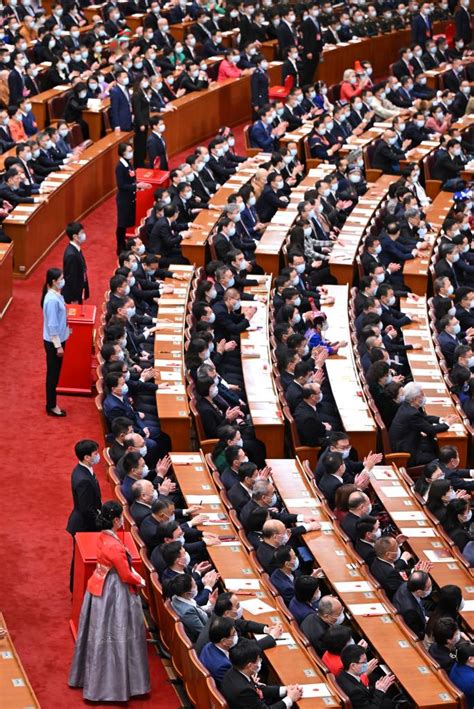 十四屆全國人大一次會議舉行第四次全體會議 【3】 中國人大新聞 2023年全國兩會 人民網