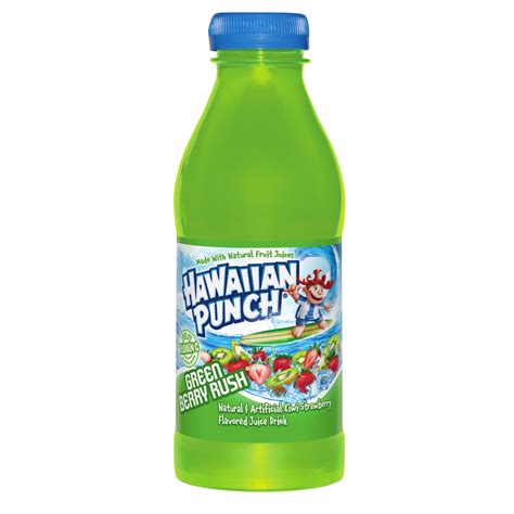 Hawaiian Punch Green Berry Rush Juice Drink 16 Fl Oz