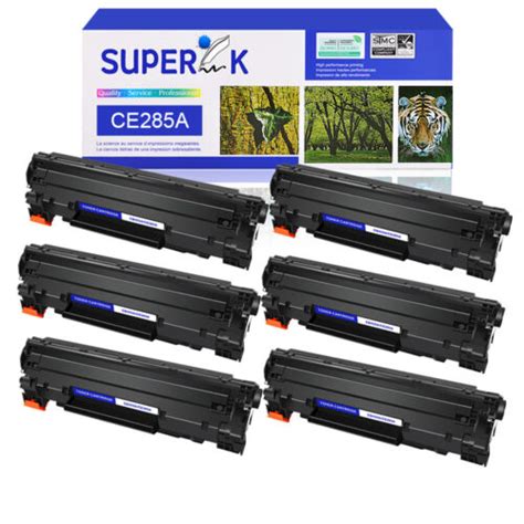 6pk Black Ce285a 85a Toner Cartridge For Hp 85a Laserjet P1102w M1217nfw Mfp Ebay