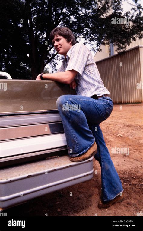 Chip Carter, son of President Jimmy Carter on the Carter farm in Plains ...