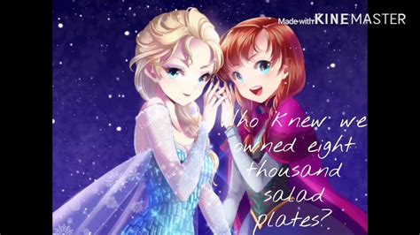 For The First Time In Forever And Reprise Frozen Nightcore Lyrics Youtube