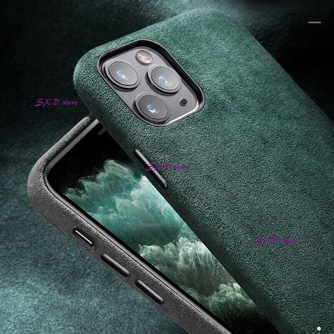 Luxury ALCANTARA Phone Case For IPhone 11 12 Pro Max Leather Cover