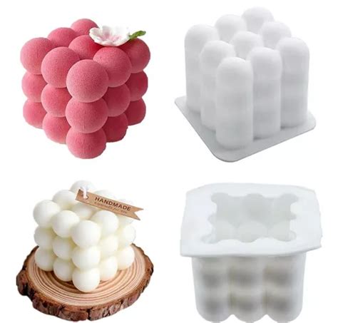 Piezas Moldes De Silicona Para Velas Kit Para Hacer Velas Cuotas