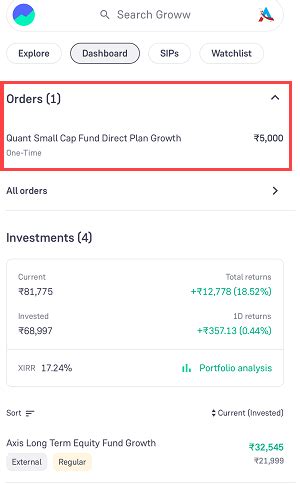 How To Invest Lump Sum Amount In Mutual Fund On Groww BankingIdea Org