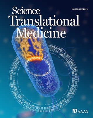 Synthetic E Coli Science Translational Medicine Cover Falconieri