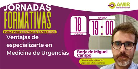 Te Invitamos A Un Webinar Sobre Urgencias Médicas Por Motivo De Nuestras Jornadas Formativas