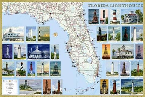 United States Lighthouse Map - Ponce Inlet Lighthouse Locker