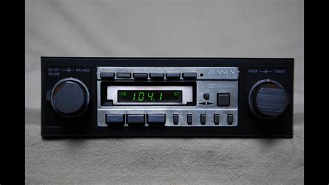 Vintage Jensen Re 518 Amfm Cassette Car Stereo Youtube