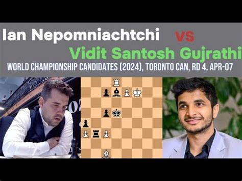 Ian Nepomniachtchi Vs Vidit Santosh Gujrathi Fide Candidates