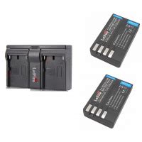 Leifire Pcs D Li Lithium Ion Battery Pack With Dual Usb Charger