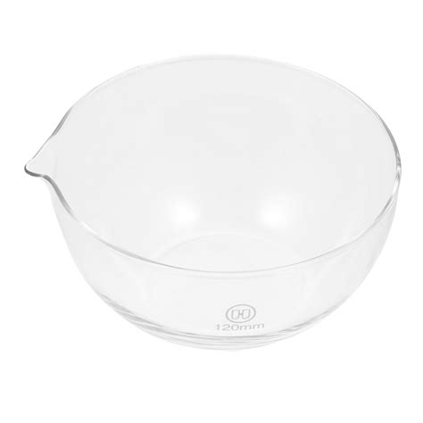 Glass Round Evaporating Dish Labs Mixing Dish Bowl Evaporating Basin