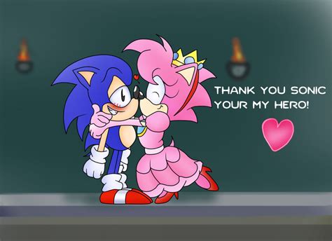 Sonic Saves Princess Amy By Classicsonicsatam On Deviantart