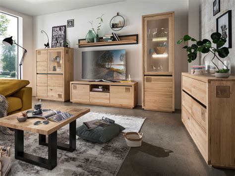 CALDERA Sideboard I Material Massivholz Wildeiche geölt