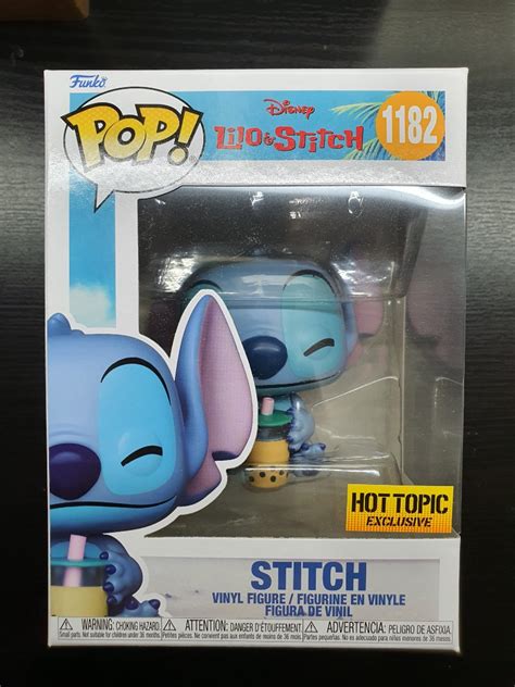 Funko Disney Lilo Stitch Pop Stitch With Boba Vinyl Figure Hot