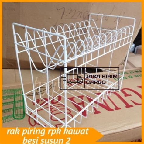 Jual Murah Rak Piring Kawat Besi Susun 2rak Piring Rpkrak Wastafelrak