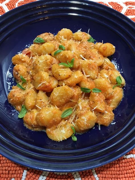 Anita S Delicious Ricotta Mascarpone Homemade Gnocchi In Vodka Sauce