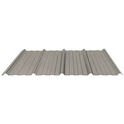 Fabral Shelterguard Ft Exposed Fastener Steel Roof Panel In Hickory