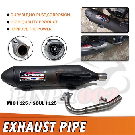 Apido Pipe For Mio I Soul I V Motorcycle Exhaust Muffler