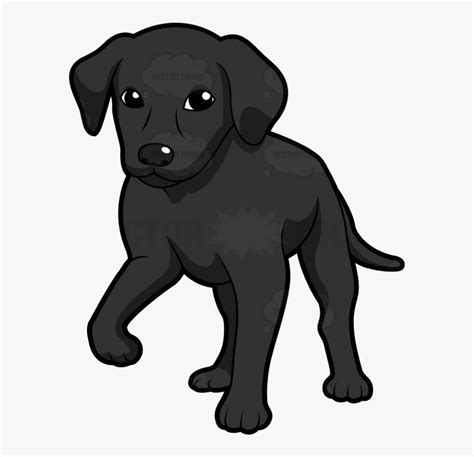 Cartoon Black Lab Puppy ~ Black Labrador Illustrations, Royalty-free Vector Graphics & Clip Art ...