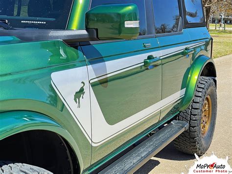 Bronco Horseshoe Full Size Ford Bronco Side Body Door Decals