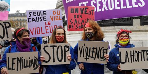 Égalité sexisme des milliers de manifestants défilent à Paris pour