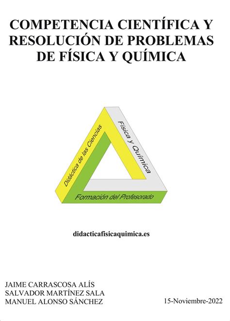 Competencia Cient Fica Y Resoluci N De Problemas De F Sica Y Qu Mica