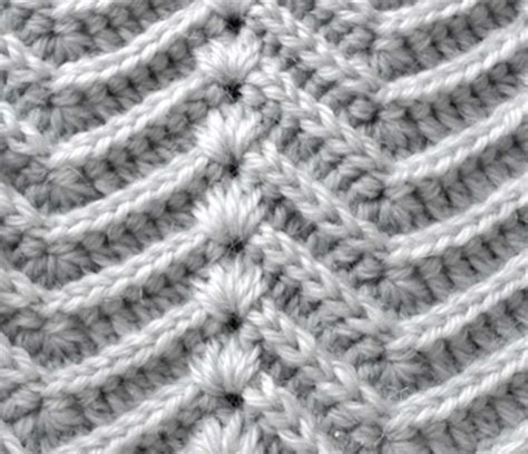 Crochet Textured Wave Stitch Brilliant Life Hacks