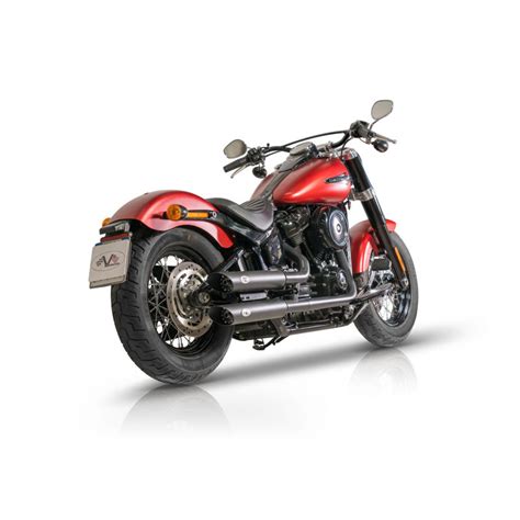 Echappement Vperformance Twin Slash Cut D Harley Davidson