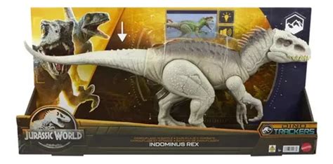 Jurassic World Figura Indominus Rex Dino Trackers Luz Sonido Envío Gratis