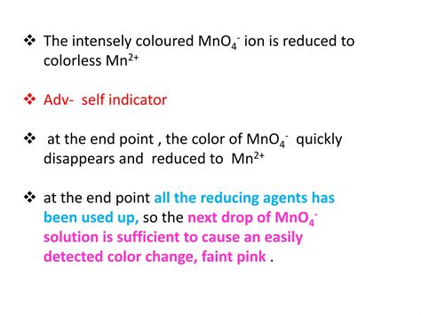 Redox Titration Ppt