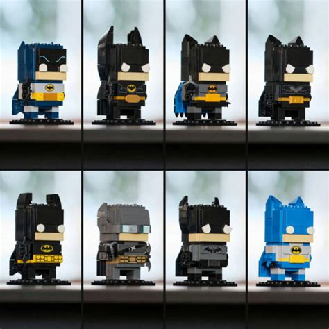 LEGO BrickHeadz DC 40748 Batman 8in1 Figure Official Visuals Are