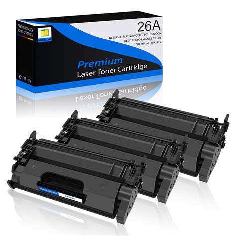 Used 3PK Black Toner Cartridge CF226A 26A for HP LaserJet Pro MFP M426 ...