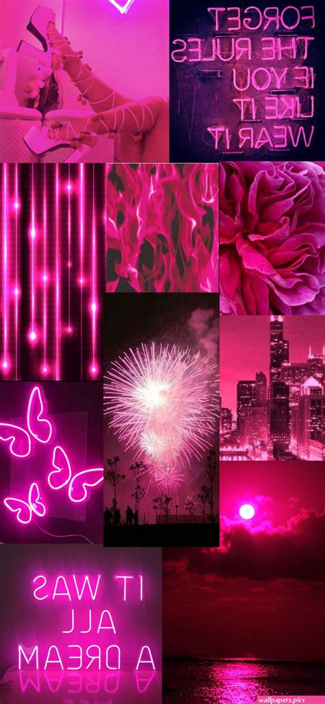 100 Pink Neon Aesthetic Wallpapers Wallpaperspics