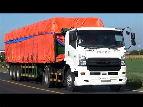 RAME Truck Trailer Kontainer Truk Gandeng Tronton Isuzu Giga Hino