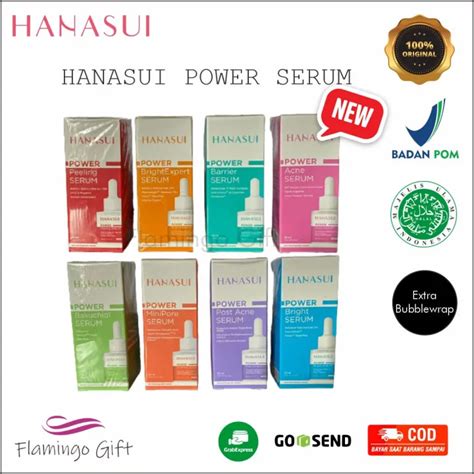 Hanasui Serum Power Series Bright Bakuchiol Acne Peeling Barrier Bpom