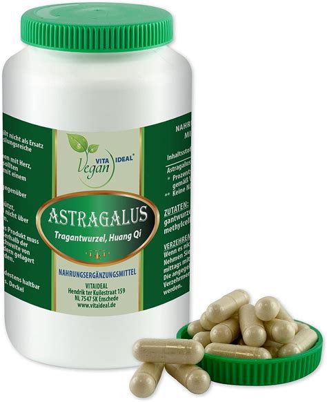 Vita Ideal Vegan Astragalus Wurzel Kapseln Astragalus