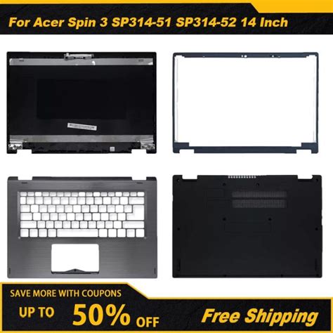 Laptop Lcd Back Cover Palmrest Bottom Case Front Bezel New Shell For