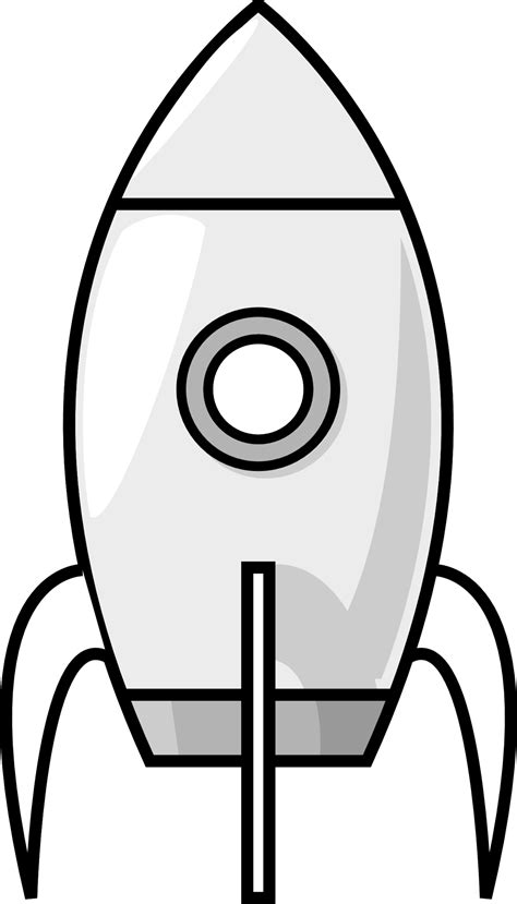 Rocket Outline - ClipArt Best