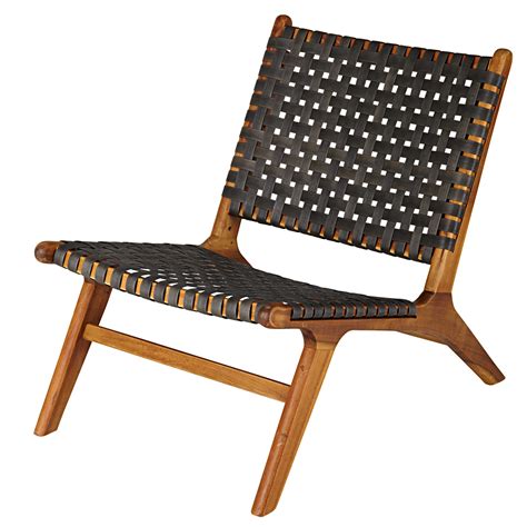 Silla De Jard N De Acacia Maciza Y Resina Trenzada Maisons Du Monde