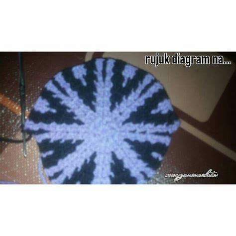 Pin By Fff Crochet Craft Fredolina Fe On Kopiah Kait Tutorial Kopiah