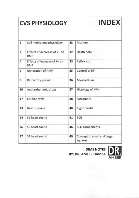 Solution Cvs Physiology Handwritten Notes Studypool