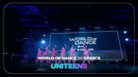 UNITEENS FrontRow Junior Team Division World Of Dance Greece 2024