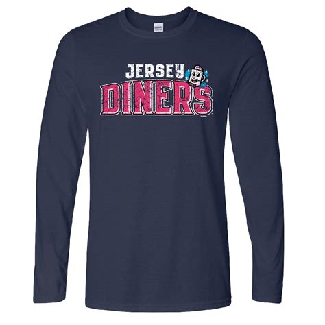 Somerset Patriots Adult Jersey Diners Soft Style Long Sleeve T-shirt ...