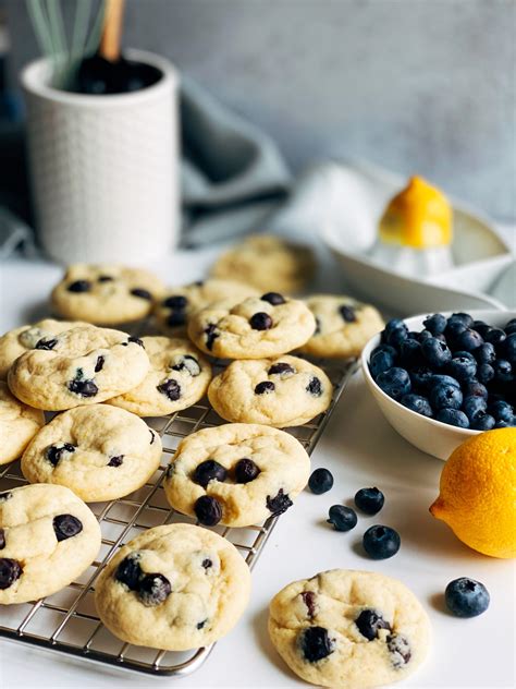 The Best Homemade Vegan Blueberry Lemon Cookies Allergylicious