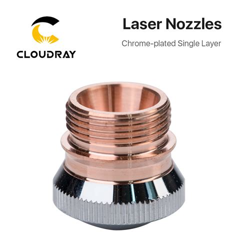 Cloudray H Type Dn Cutting Nozzles Single Layer Chrome Plated China