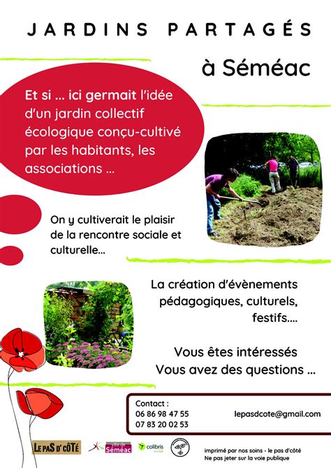 Informations Sur Les Jardins Partag S Site De Adrace