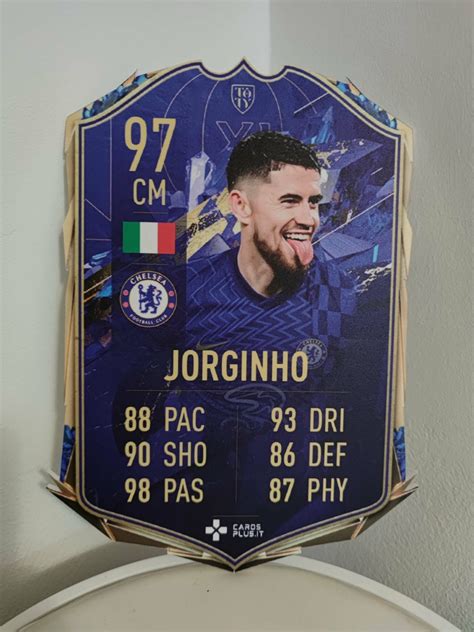 Fifa 22 Ultimate Team Jorginho Toty Card Gigante Cardsplus It