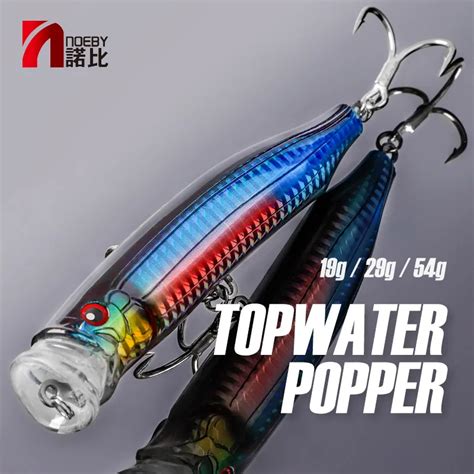 Noeby Popper Isca Artificial Para Pesca Isca Dura Para Pesca De Gua