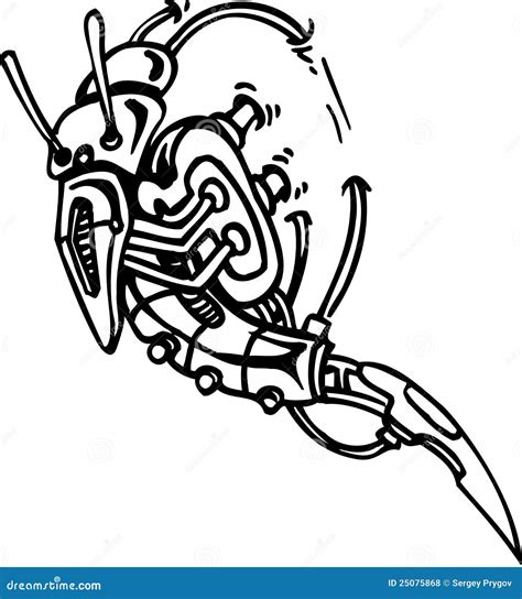 Biomechanical Designs - Vector Illustration | CartoonDealer.com #25075868
