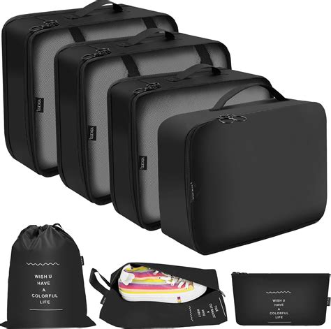 Amazon Packing Cubes For Travel ADCKD Suitcase Organizer Including